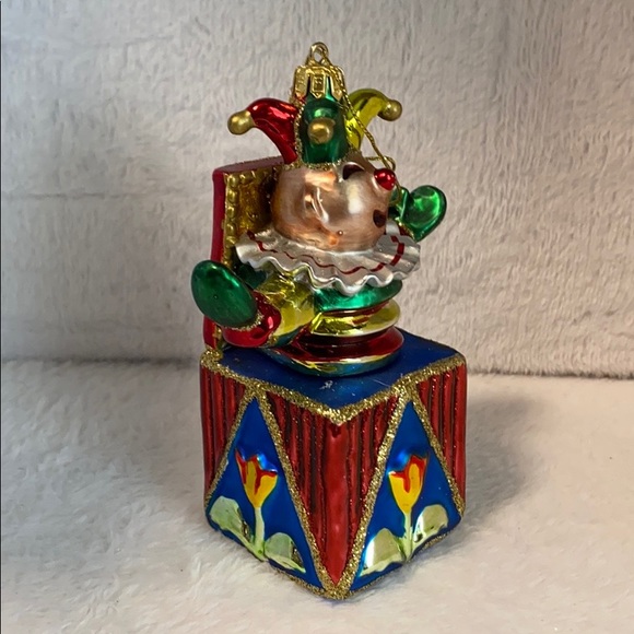 Fitz and Floyd Vintage Jack in the Box Ornament - Picture 5 of 5